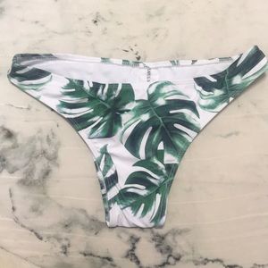 Palm Leaf Bikini Bottems